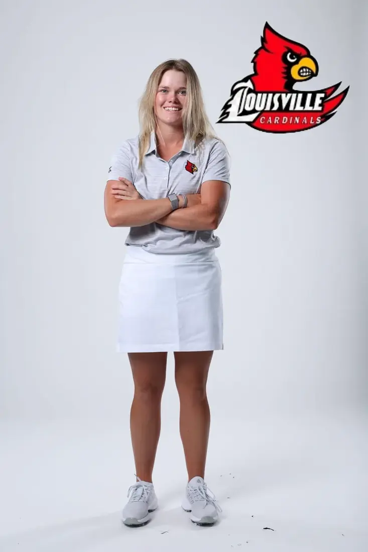 Rylee Suttor in her University of Louisville uniform